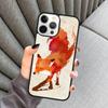 Японский стиль Чехол для телефона с лисой Для iPhone 17 Air 16 16e 15 13 14 Pro Max 11 12 Plus 2022 MAX Защитная крышка coque