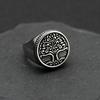 Кольцо Древо Жизни Печатка Классическое Мужское Кольцо с Символом Викингов Ювелирное Изделие