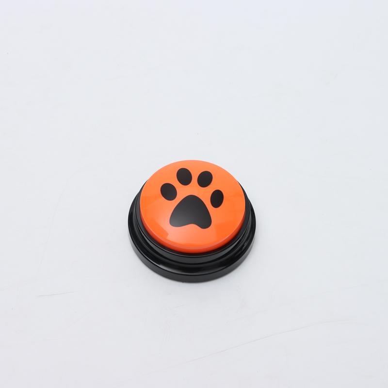 Pet Communication Button Dog Toys Recordable Pet Speaking Training Dog Talking Button Cute Claw Print Pattern Dog Accessories