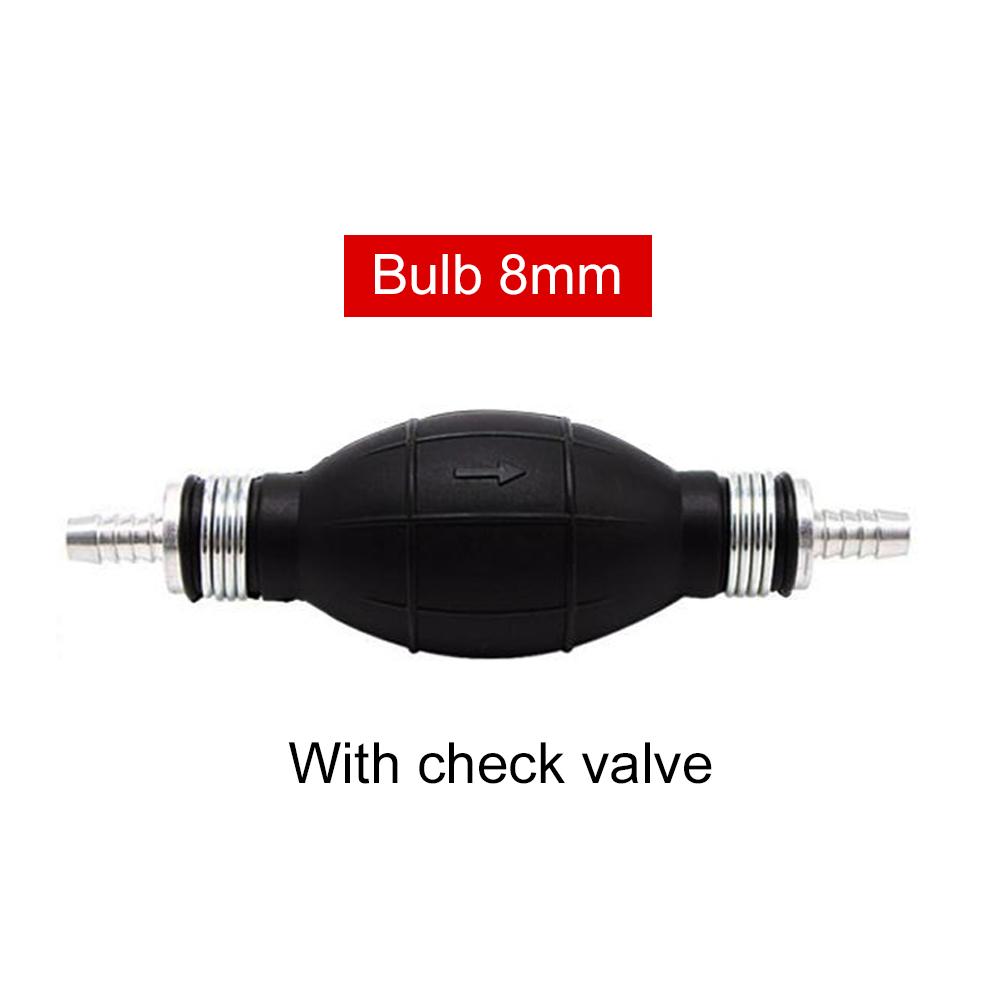 6/8/10/12mm Universal Fuel Pump Rubber Manual Liquid Oil Transfer Pump Petrol Diesel Hand Primer Bulb for Car Marine Outboard