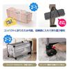Donext Crib Playpen Folding Co-sleeping Bed Play Yard Side Height Adjustable With Mat Comes with Storage Bag With Mattress with Casters