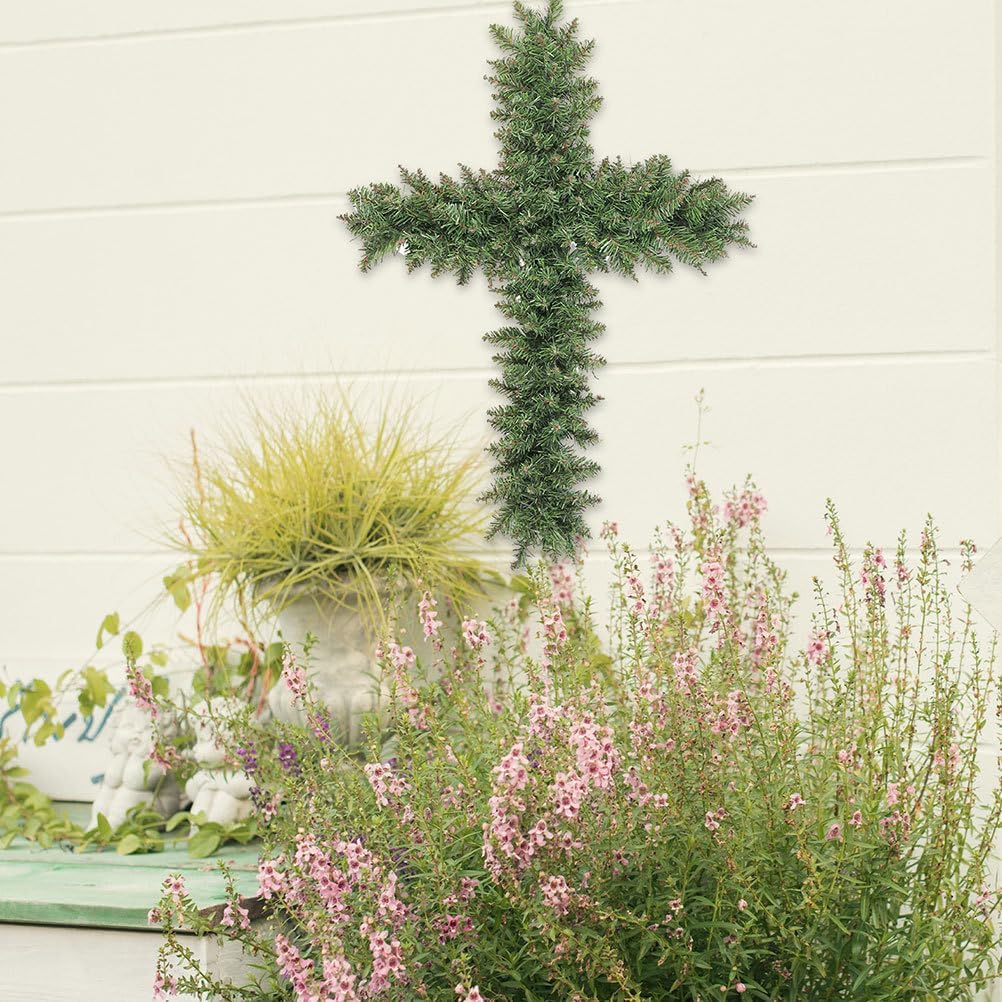 PRETYZOOM Гирлянда Цветок 16 дюймов Проволока Набор из 4Пасхальный Крест Венок Цветочный Венок Настенный Венок Инструмент для Изготовления Венков Свадебный Венок Кольца Каркас для Гирлянды