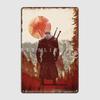 Witcher Game Art Metal Plaque Poster Cinema Living Room Living Room Funny Plaques Tin Sign Poster