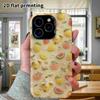 Чехол для телефона: 2D плоский, подходит для защитного чехла iPhone 18, 17, 16, 15, 14, 13, 12Pro, фруктовый узор, идеальный подарок на Рождество и Хэллоуин
