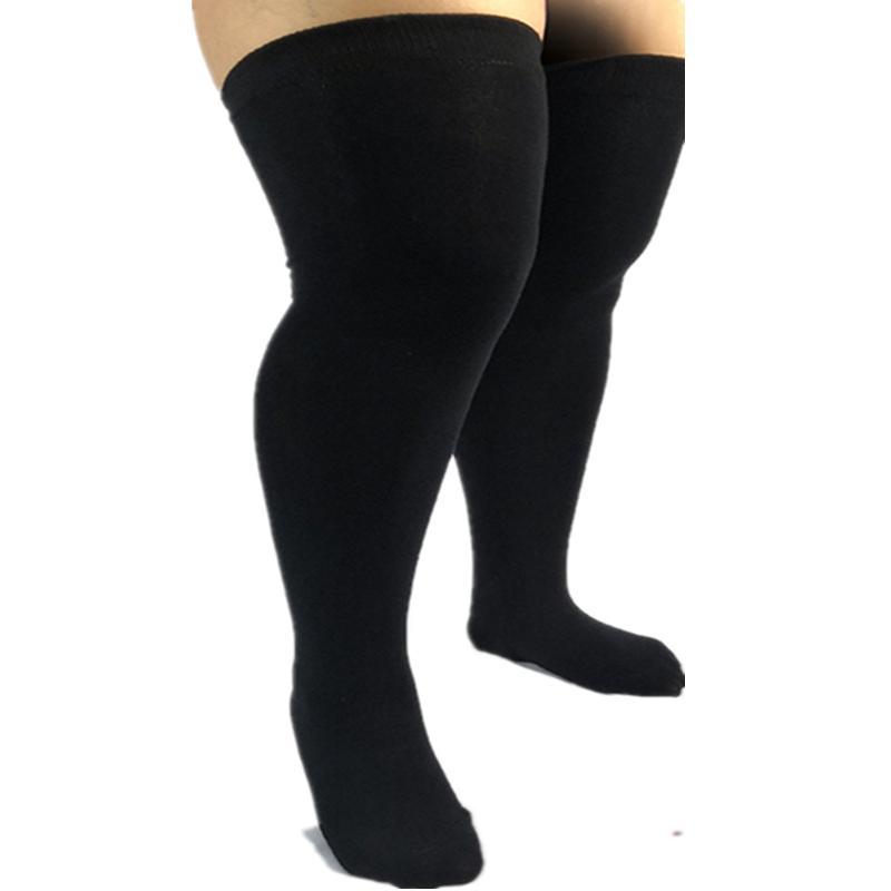 Woman Thigh High Socks Extra Large Size Knee High Stocking Over Knee Socks Plus Big Size Socks