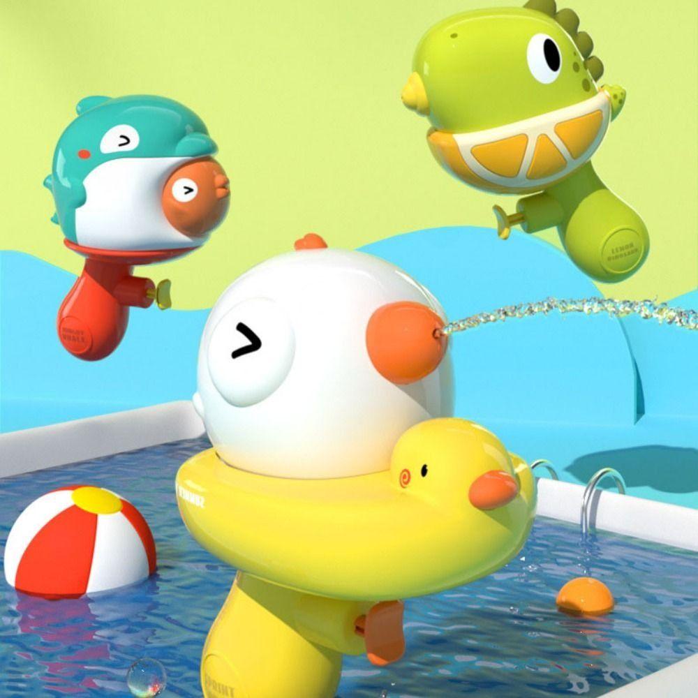 Press Type Bath Fountain Toy Handheld Water-Sprinkling Festival Sprinkler  Boys Girls