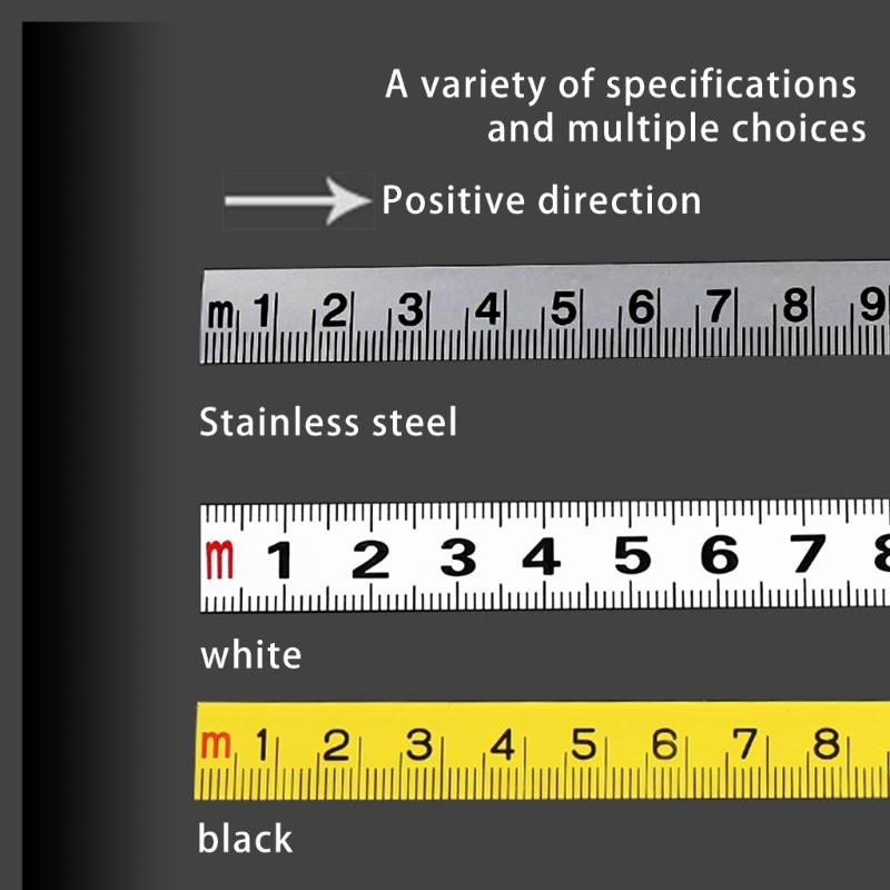 20/30/40cm Soft Tape Measure Backed Adhesive Flexible Tape Measure High Precision Measurement Tool for Home Crafts