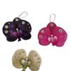 Backpack Decoration Orchid Lily Keychain Colorful Backpack Hangings Decor Flower Bag Pendant