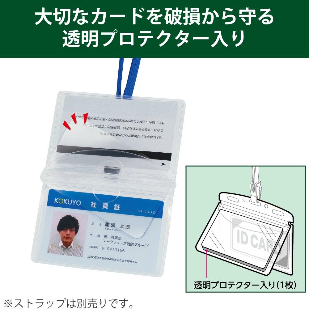 Kokuyo Бейдж с именем Мягкий Защитный чехол Ido Plus, Чехол, Тип, Двухстворчатый, Упаковка 10 шт., NAF-SPC195-10