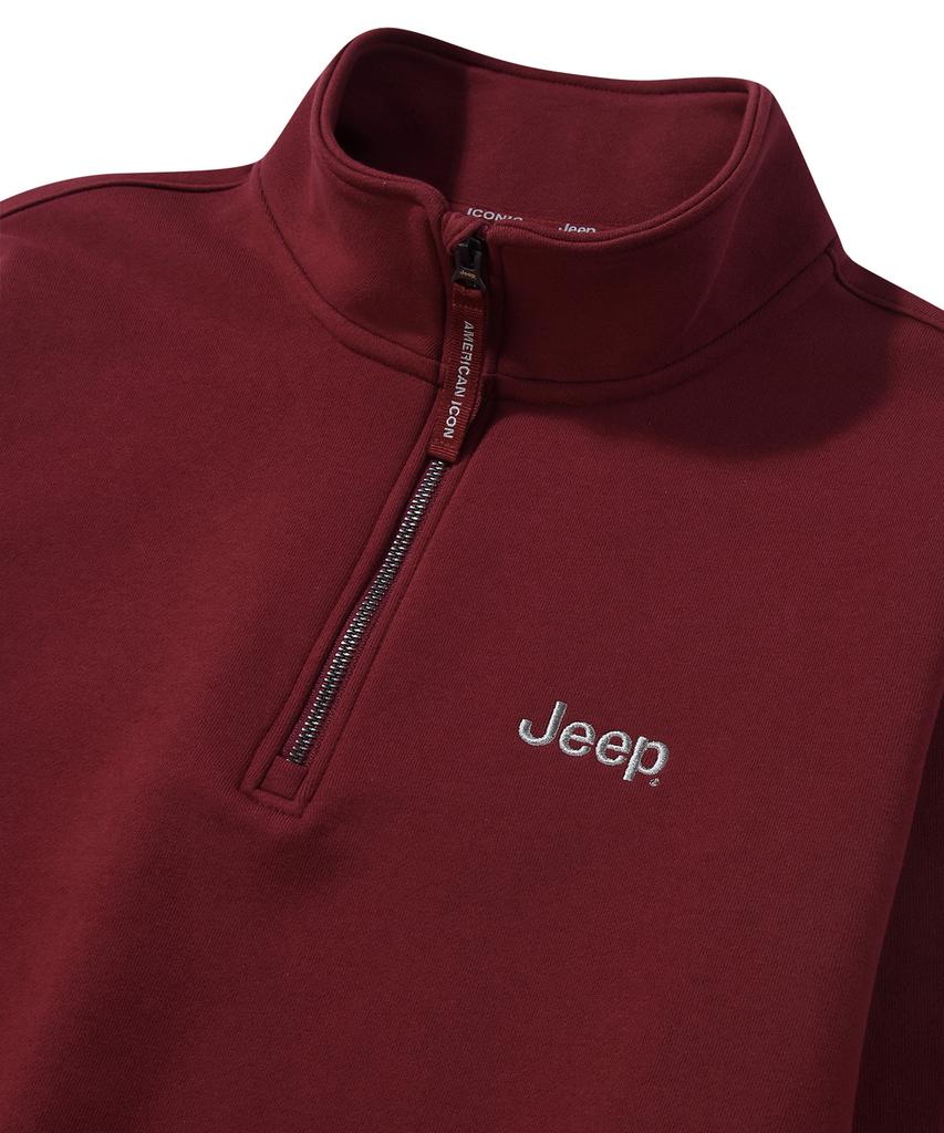 JEEP [360G] Толстовка с полумолнией и логотипом M (Jr5Tsu838Bg)