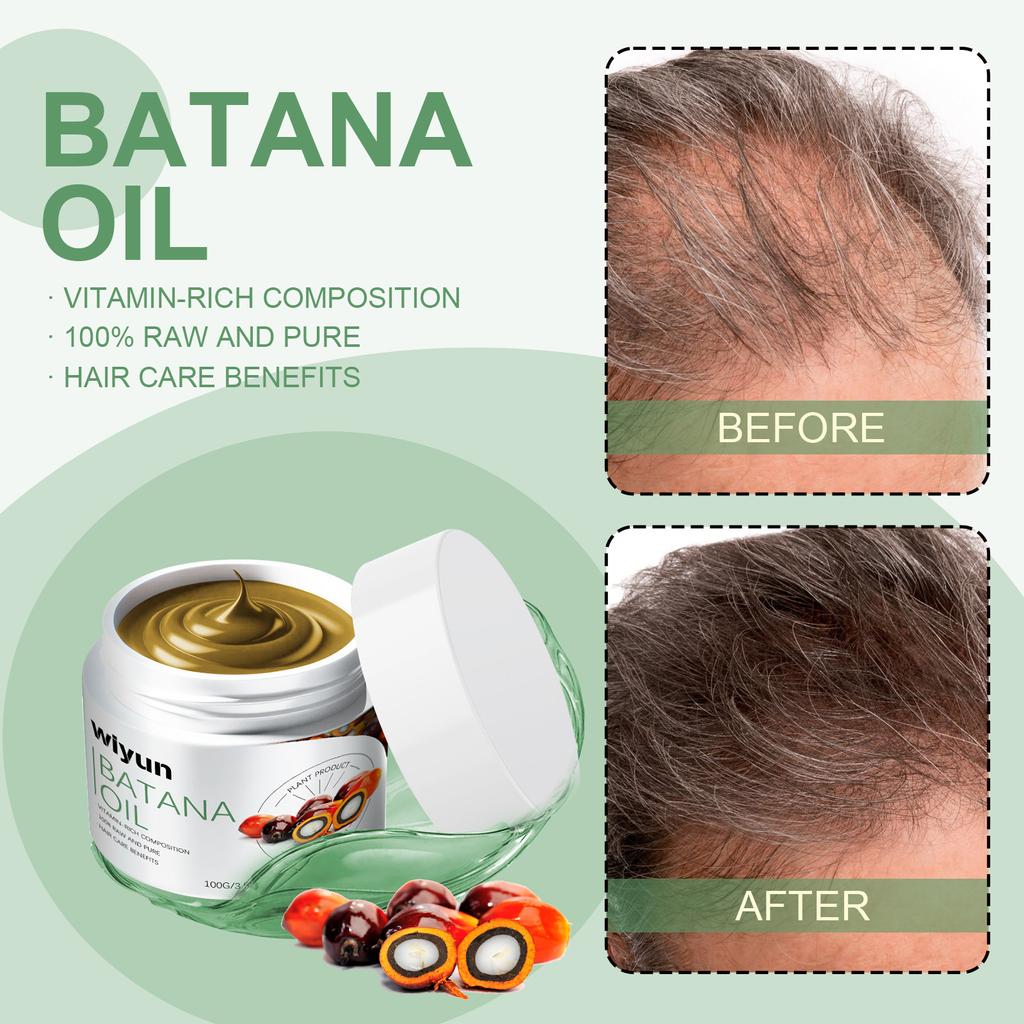 Batana Oil Hair Cream, Gentle Hair Care Repair Frizzy Softness Moisturizing Hair Cream