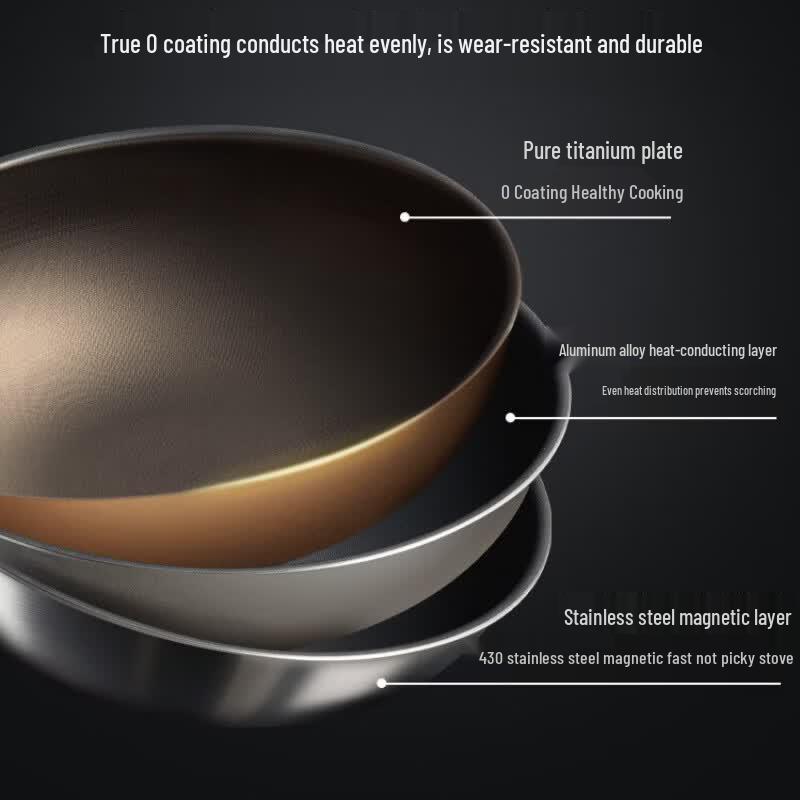 COOKER KING 32см Титановая Антипригарная Вок