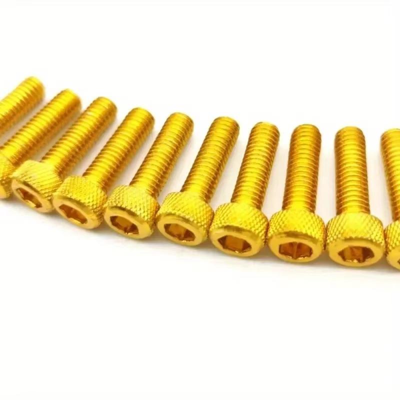 10 шт. Разноцветный Универсальный 6 мм Гоночный Мотокросс Комплект Деталей Обтекатель Питбайк Мото Крепежные Гайки Болты Аксессуары Мотоциклетный Винт