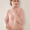Autumn/Winter Women's Slim Fit Cable Knit Cashmere Sweater Pullover