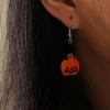 Cartoon Ghost Pumpkin Pumpkin Face Charms Necklace Trendy Jewelry Set Festival Party Gifts