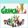 12 шт. Игрушки фигурки Гринча Рождественский подарок Топпер для торта Мини-модель Кукла Декор
