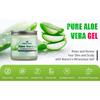 Органический гель Netra Pure Aloe Vera с витаминами C и E для кожи, лица и волос 7,05 унции