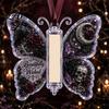 Rolled Bill Storage Container Acrylic Butterfly Christmas Halloween Ornament Cash Gift Money Holder with Clear Creative Present Box Compartment