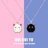 RUI RUI YU Trendy Cute Little Devil Pendant Necklace Cartoon Bunny Necklace for Women Sweater Decoration Jewelry GiftS