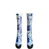 Романтичные тигровые синие носки до колена в стиле фристайл