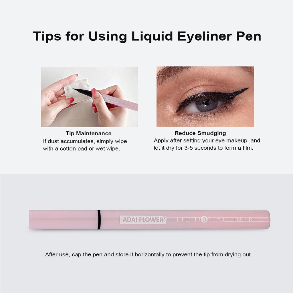 Водостойкая подводка для глаз. Не размазывается, не оставляет следов, цвет стойкий. Купите 2, получите 1 бесплатно. Светло-розовый.