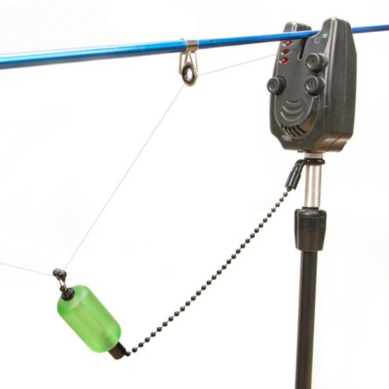 Fishing Alarm Drop-resistant Anti-rust Anti-corrosion Hollow Design Alert Frosted Feel Metal Painting Soft Chain Fishing Swinger Fishing Gear