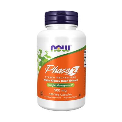 Now Foods Фаза 2 Экстракт белой фасоли 500 мг Вегетарианские капсулы 120 таблеток 1 шт Состав: может быть изменено | 120 таблеток 1 шт.