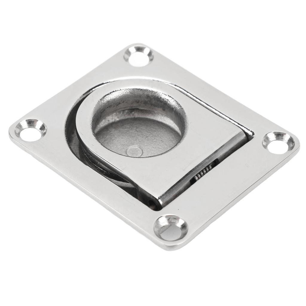 Hatch Pull Handle Stainless Steel 67mm X 56mm Flush Lifting Handle for Boat Deck Home Furniture Recessed Handle