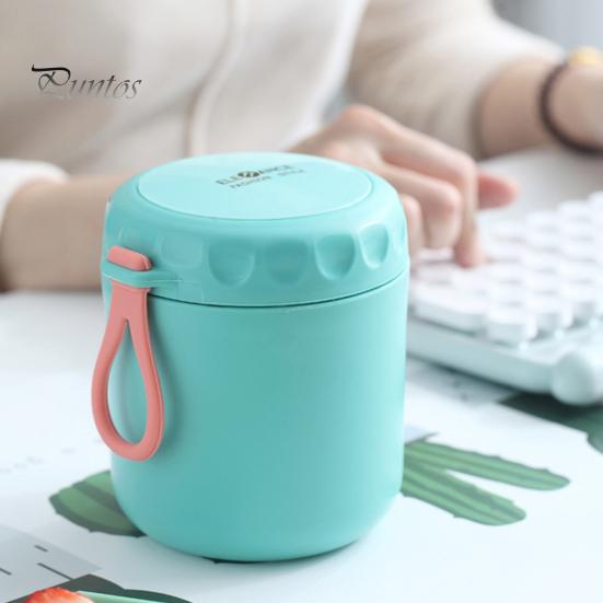 Изолированная герметичная термокружка для супа объемом 430 мл из нержавеющей стали для овсянки, молочной каши, семейного обеда