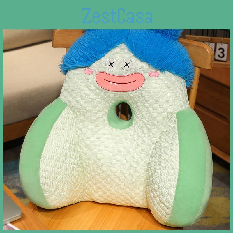Doll Ugly Dopamine Cartoon Neck Rest With Breathable Short Plush Lounge For