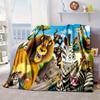 Penguins dventure Blanket Flannel Blanket for bed, sofa, Camping, Hiking, Picnic Essentials, gift for family Fan gifts