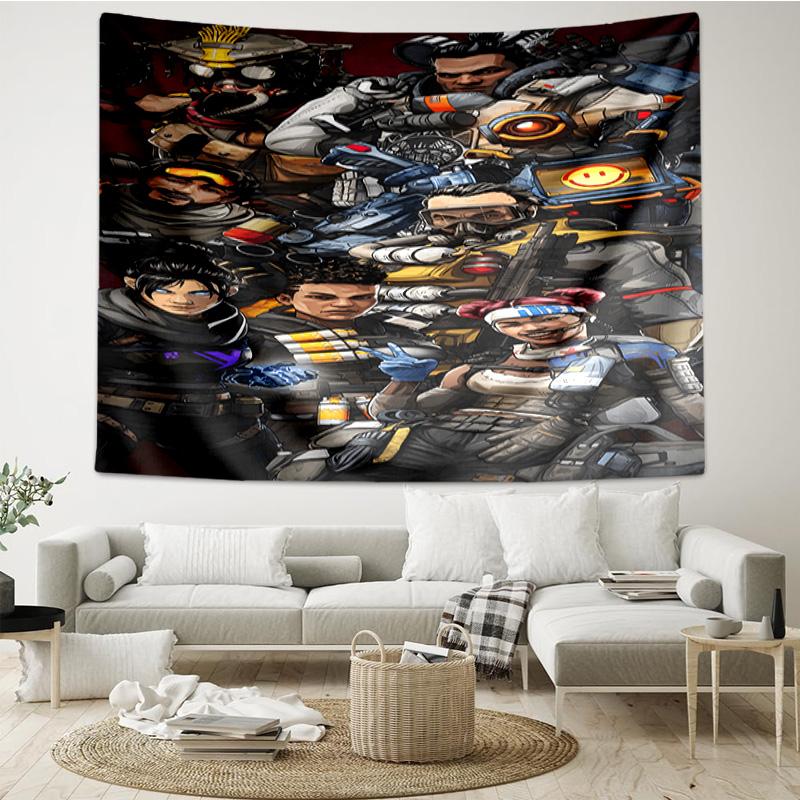 Red And Black Apex Printed Tapestry, for Bedroom,Livingroom, dormitory, Large Wall Decor, Fabric Decor Fan Birthday Gifts