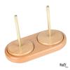 RafYfam Yarn Holder Double Yarn Holder Rotating Hanging Knitting Wool String Dispenser