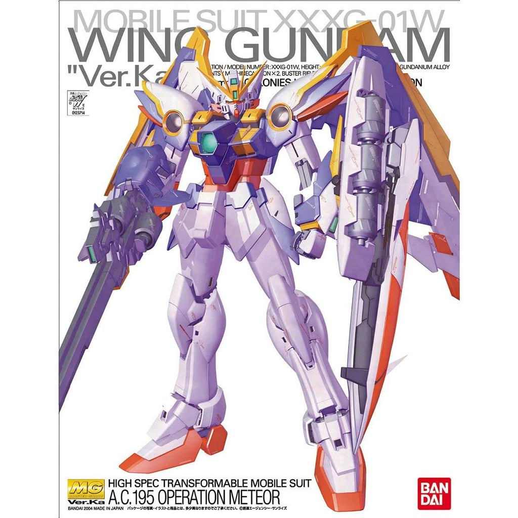 MG New Mobile Report Gundam W Endless Waltz Wing Gundam масштабная пластиковая модель Ver.Ka 1/100 с цветовой кодировкой