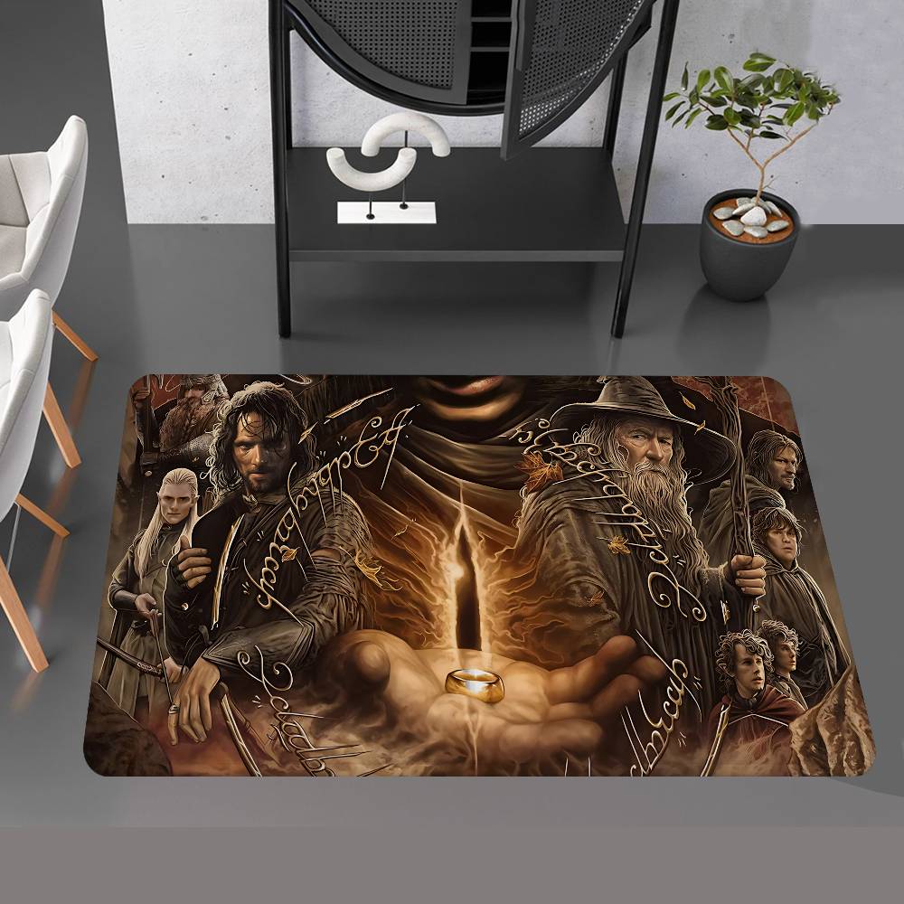 Fantasy The L-Lord Films Of The R-Rings Bath Mat Kids Room Bedroom Decoration Balcony Anti-Slip Doormat Living Room Alfombra