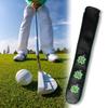 Держатель удилища-индикатора для гольфа, износостойкий, с узором «четырехлистный клевер», из искусственной кожи, тренировочное пособие для упражнений на прицеливание, чехол для тренировочной клюшки для выравнивания для гольфа