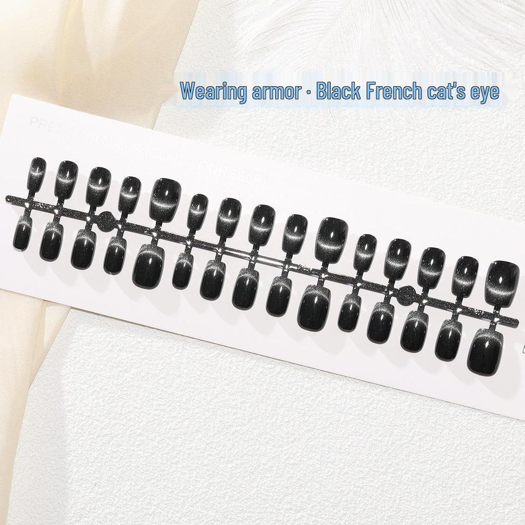 Румяна для ногтей с позолотой «кошачий глаз» — набор из 30 предметов, ручная работа, готовые к использованию размеры XS/S/M