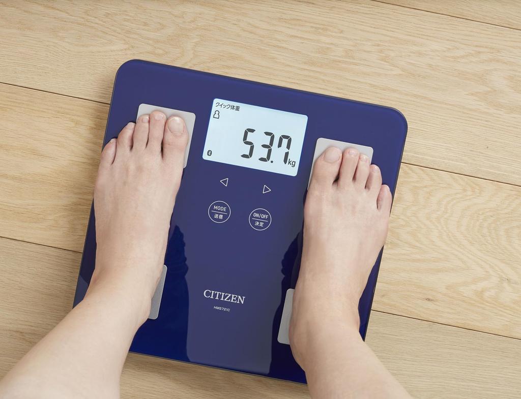 Citizen Weight Scale Body Composition Meter Smartphone Linked Bluetooth Compatible Body Fat Health Appliance Health Healthcare Physical Condition