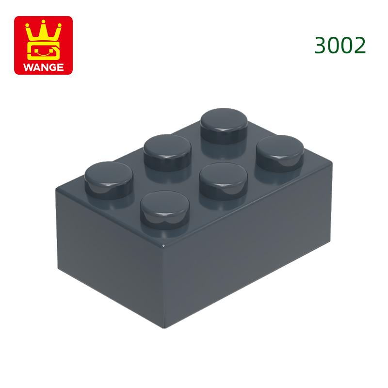 Нетоксичный 55 шт./лот 3002 2x3 Толстые Строительные Блоки Moc Аксессуары Совместимые С Кирпичами Детские Игрушки Подарочная Коробка