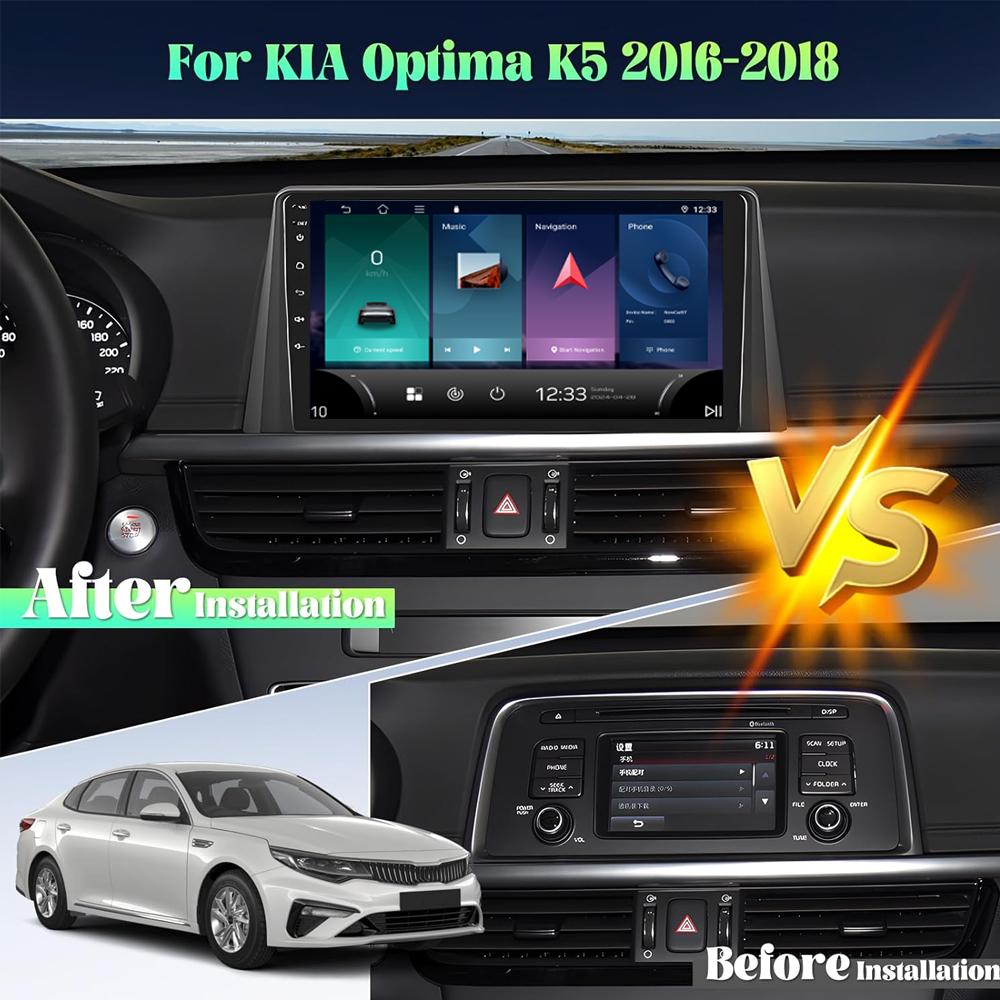 Автомобильное радио Carplay для kia K5 Optima 2016 2017 2018 Навигация GPS Android Auto Мультимедийный проигрыватель Стереоблок WiFi BT Нет 2din 4G