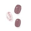 April Korea Nana Glow Semi-cured Gel Nail Sticker 20p Set, GN24 Mood Burgundy, 4 Pieces