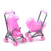 2 In 1 Baby Stroller Pram Model Kids Toy DIY Miniature Dol-lhouse Accessories