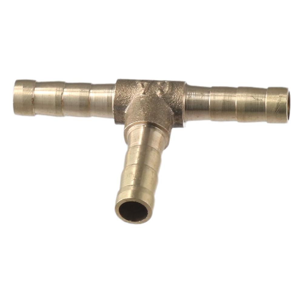 6 мм, 8 мм, 10 мм, 12 мм, 16 мм, фитинг для сращивания колючек, латунный тройник с колючками, фитинг для воздуха, газа, воды, топлива