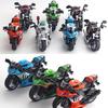 1:12 Модель мотоцикла Harley из сплава со звуком и светом - Kawasaki Street Bike Toy