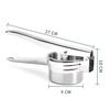 Masher RicerPress Mashed Potatoes Stainless Steel Crushing Puree Fruit Vegetable SqueezerJuicer Press Maker Kitchen Tools 4