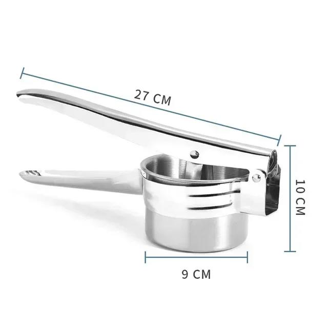 Masher RicerPress Mashed Potatoes Stainless Steel Crushing Puree Fruit Vegetable SqueezerJuicer Press Maker Kitchen Tools 4