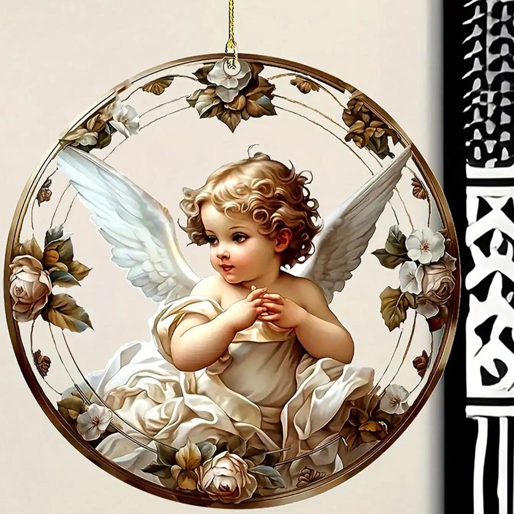 Ангел украшение для дома, праздничный садовый гриль, подвеска для вечеринки, подарок, украшение интерьера, украшение для гостиной