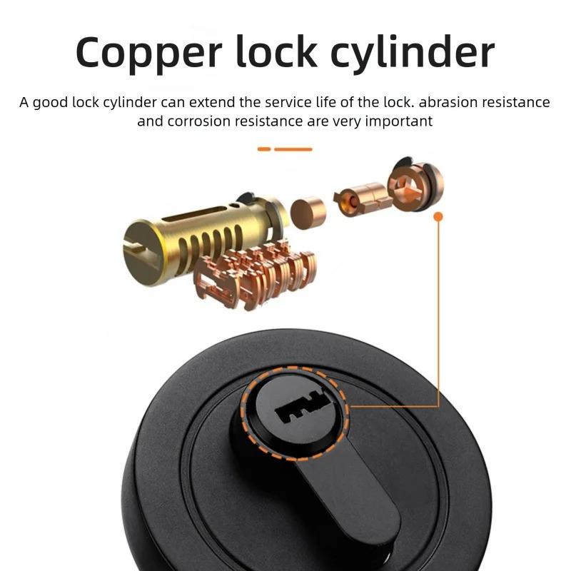 Concealed Wooden Door Locks Single Double-Sided Home Security Privacy Latches for Bedroom Hallway Auxiliary Hidden Door