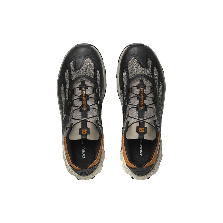 SALOMON Speedverse Тканевые Нескользящие Прочные Легкие Низкие Походные Функциональные Кроссовки Унисекс Черный Серый 417544