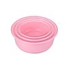 Набор форм для выпечки CB Japan, Круглый, Розовый, Подходит для микроволновой печи и духовки, Набор жаропрочных стеклянных блюд, atomico